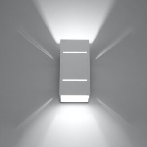 Lampă de perete BLOCCO alb - imagine 3