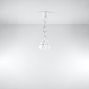Lampă suspendată DIEGO 3 alb - imagine 5