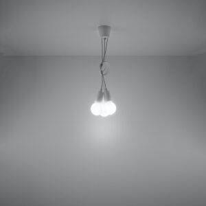 Lampă suspendată DIEGO 3 alb - imagine 6