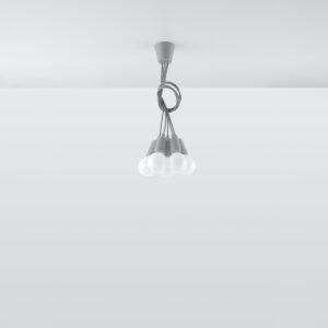 Lampă suspendată DIEGO 5 gri - imagine 5