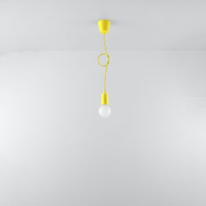 Lampă suspendată DIEGO 1 galben - imagine 5
