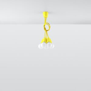 Lampă suspendată DIEGO 5 galben - imagine 5