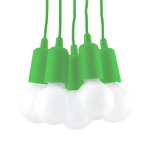 Lampă suspendată DIEGO 5 verde