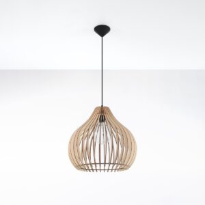 Lampă suspendată APRILLA din lemn - imagine 2