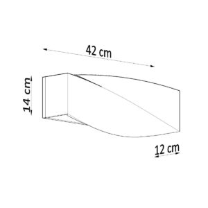 Lampă de perete SIGMA beton - imagine 4
