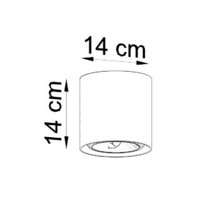 Plafonieră CULLO beton - imagine 4