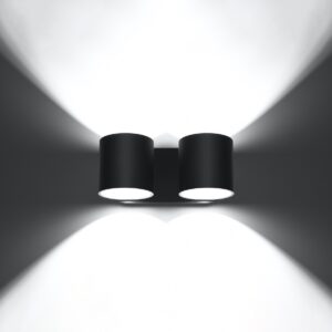 Lampă de perete ORBIS 2 negru - imagine 3