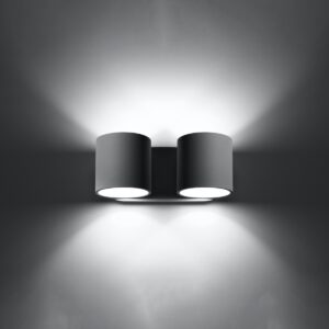 Lampă de perete ORBIS 2 gri - imagine 3