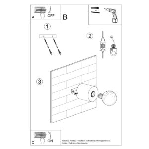 Lampă de perete SALGADO lemn natural - imagine 5