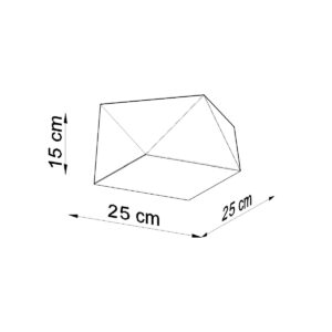 Plafonieră HEXA 25 alb - imagine 4
