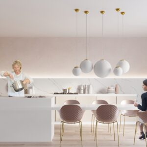 Lampă suspendată UGO 30 auriu - imagine 7