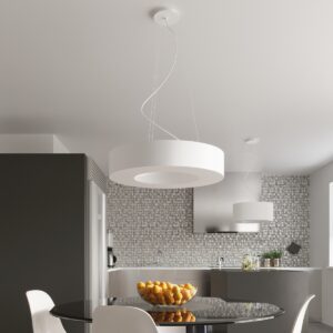Candelabru SATURNO SLIM 70 alb - imagine 7