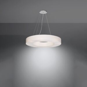 Candelabru SATURNO SLIM 70 alb - imagine 3
