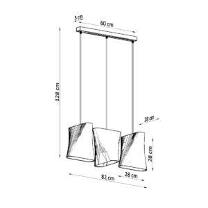 Candelabru BLUM 3 negru - imagine 4