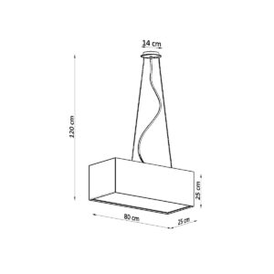 Candelabru SANTA BIS 80 negru - imagine 4