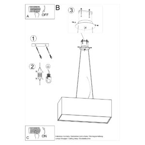 Candelabru SANTA BIS 80 negru - imagine 5