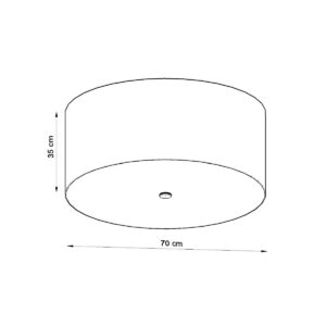 Candelabru OTTO 70 negru - imagine 4