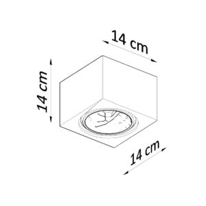 Lampă de perete ceramică SEIDA - imagine 4