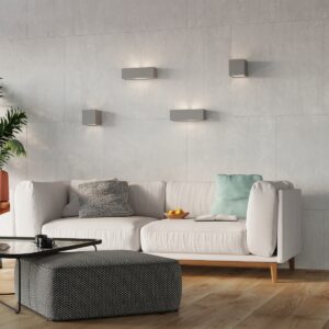 Lampă de perete ceramică LEO gri - imagine 6