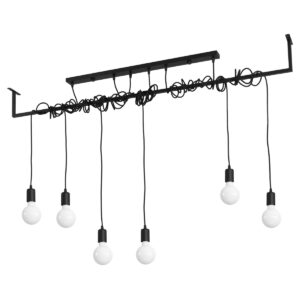 Candelabru SALAMANCA 6 negru - imagine 1