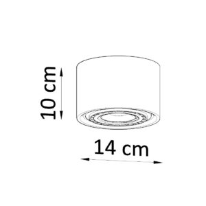Plafond BASIC 1 lemn natural - imagine 4