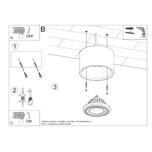 Plafond BASIC 1 lemn natural - imagine 5