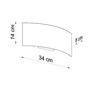 Lampă de perete MAGNUS alb - imagine 4