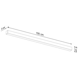 Lampă de perete PINNE 150 gri - imagine 6