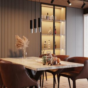 Lampă suspendată LOOPEZ 2 negru/cromo - imagine 6