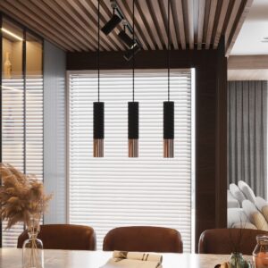Lampă de perete LOOPEZ negru/coper - imagine 7