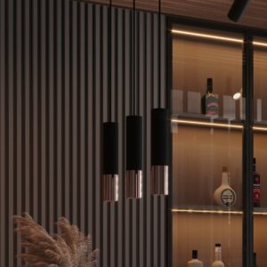 Lampă de perete LOOPEZ negru/coper - imagine 8