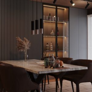 Lampă suspendată LOOPEZ 3P negru/coper - imagine 6