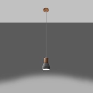 Lampă suspendată QUBIC gri - imagine 3