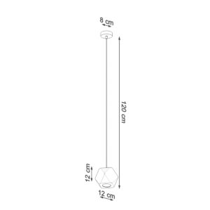 Lampă suspendată WOODY lemn natural - imagine 4