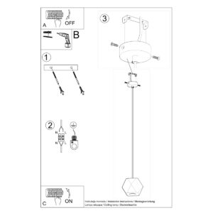 Lampă suspendată WOODY lemn natural - imagine 5