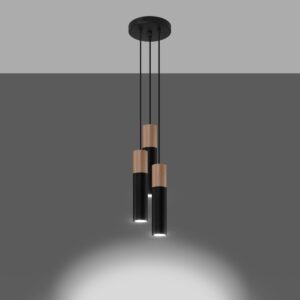 Lampă suspendată PABLO 3P negru - imagine 3
