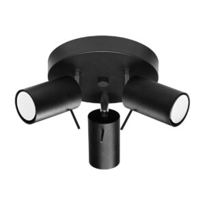 Plafonieră RING 3P negru - imagine 1