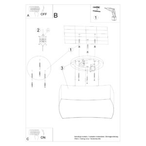 Plafonieră SQUARE 1 alb - imagine 5