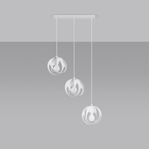 Lampă suspendată TULOS 3L alb - imagine 2