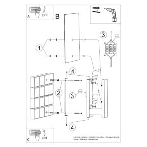 Lampă de perete LAPPO lemn natural - imagine 5