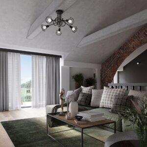 Candelabru ARTEMIS 3S negru - imagine 8