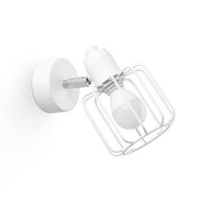 Lampă de perete BELUCI 1 alb - imagine 1