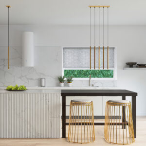 Lampă suspendată PASTELO 5P aur - imagine 8