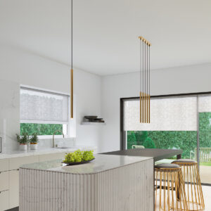 Lampă suspendată PASTELO 5P aur - imagine 9