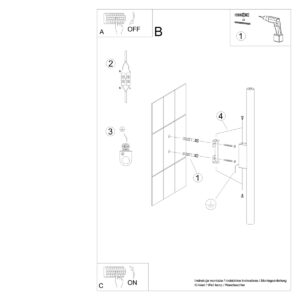 Lampă de perete PASTELO 2 alb - imagine 6
