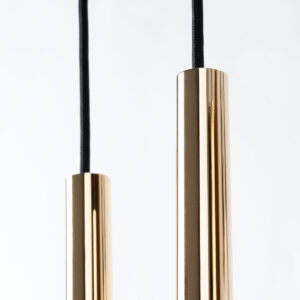 Lampă suspendată PASTELO 3P aur lustruit - imagine 4