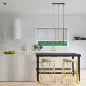 Lampă suspendată PASTELO 5L aur lustruit - imagine 8
