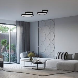 Plafonieră ONYX 60 negru LED 3000K - imagine 10