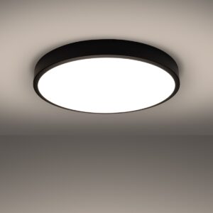 Plafonieră ONYX 60 negru LED 3000K - imagine 3
