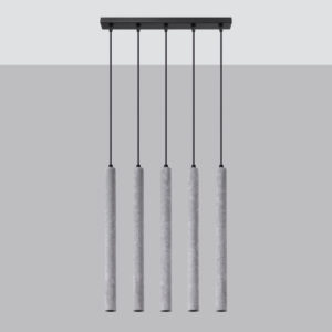 Lampă suspendată PASTELO 5L beton - imagine 2